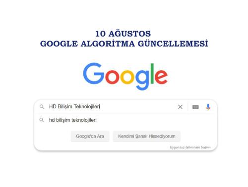 Google Algoritma Güncellemesi